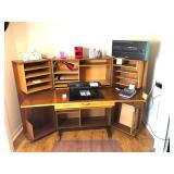 Danish Modern Teak Armoire Desk