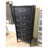 Henry Link Faux Bamboo Hollywood Regency Bali Hai Lingerie Chest of Drawers