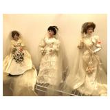 Vintage bride dolls