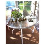 Glass-top Patio Table w/2 Chairs