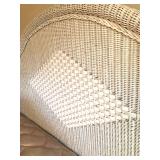 White Wicker Headboard - $115 