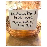 Manhattan Ribbed Relish Insert by Anchor Hocking