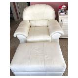 Club/Arm Chair with Ottoman - $90