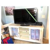 Media Console w/Beach Scene Doors - $60