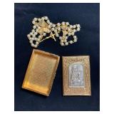 Vatican Collection Box and Rosary - plus additional collectible rosaries.