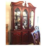 Colonial Cherry Stain China Cabinet (by Tonic Furniture Co.) 