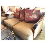 Cindy Crawford Bamboo Trim Loveseat 