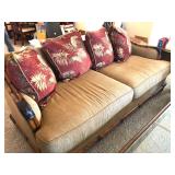 Cindy Crawford Bamboo Trim Sofa 