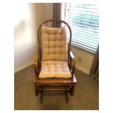 Wood Glider Chair