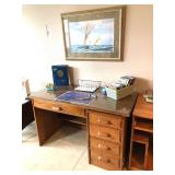 Vintage Oak Desk - $120
