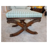 Ethan Allen Cross Legged Bench