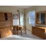 1970s Ranch Oak Childrens Bedroom Set