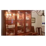 2.	Vintage Stickley 4 Door Flame Mahogany Front Breakfront China Cabinet 