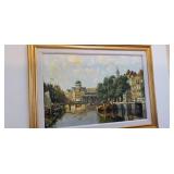 Canal Scene – S. Schaeffer - Original Signed