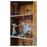 Trumpet decor - $15    Angle - $20   Fish  - $15   Duck - $12   Lady with candles - $20   Green guy 