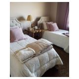 Twin bed sets with bedding - $500