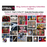 Bling, Comics & Legendary Collectibles Auction!