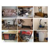 Exercise Equipment, Tools, Household Furniture, Kitchenware and More