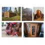 Sauna, Wood Storage Cabin w/Loft, Toro Mower, English Jump Saddle
