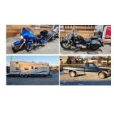 BANKRUPTCY: 2 Motorcycles, Pickup Truck and RV