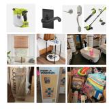 Inventory Liquidation New an Opened Boxes of Household Items, Tools, Decor, Toys, Doors, Hardware,