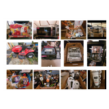 TONS of Seasonal Home Decor, Halloween Costumes and Decor, Crafting Items, Kids Toys and Games, Elec