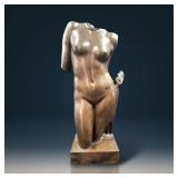 19th Century Italian Chiurazzi Napoli Signed Bronze Nude Figure Sculpture