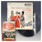 Hand Signed Maria Augusta Trapp Book, "The Story Of The Trapp Family Singers" + Vinyl Record