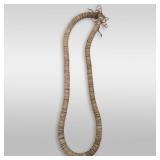 Large Thinly Carved Bone Necklace, Likely African