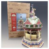 Vintage Jim Shore "Around We Go" Musical Revolving Carousel 4009747