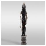 A Finely Carved Wooden Papua New Guinean Tribal Standing Figure