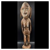 Large Antique Papua New Guinean Carved Wood Tribal Ancestor Figure