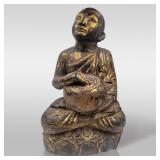 18th Century Giltwood Carved Buddha Statue