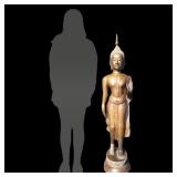 19th c Bronze Buddha