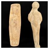 Pair Of Ancient Roman Fertility Pottery Figures