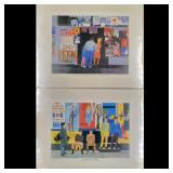 Jon Henry (American, 1916-1990) Pair Of Artist Signed & Numbered Prints