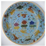 A Very Fine Chinese Blue And Red Decorative Porcelain And Enamel Bowl