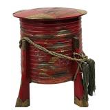 Antique Japanese Lacquered Kaioike Shell Game Box Handpainted 19th C Meiji Period