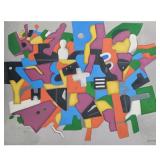 New York / Florida Artist Bruce Gregory 1917-2002 Abstract Painting Signed Estate Fresh