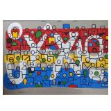 New York / Florida Artist Bruce Gregory 1917-2002 Abstract Painting Signed Estate Fresh