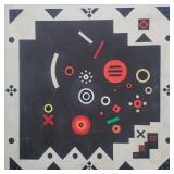 Eve Wasser (American, 1911-1984) Signed Acrylic On Canvas Abstract Painting