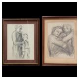 After Kathe Kollwitz (German, 1867-1945) Pair Of Digital Prints