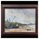 Attributed To: Winifred Nicholson (British, 1893-1981) Watercolor Landscape Painting