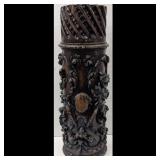 18th Century Japanese Carved Hardwood Architectural Fragment, Likely A Pillar Fragment