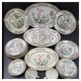 Large Lot 29Pc Of Chinoiserie Porcelain Dishware