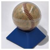 Vintage Signed American League Baseball With Multiple Signatures