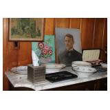 artwork and Schumann Arzberg Wild Rose and Limoges