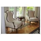 2 Bloomingdale wing chairs for sale by EstateSalesByOlga.com