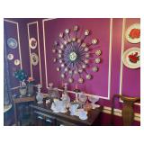 1960s Paul Evans?? Insp Torch Cut Mid Century Brutalist Sunburst Double Brass Metal Wall Art Sculptu