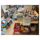 BASEMENT IS OPEN! SEWING & FABRIC HQ, MINIATURES, DOLL HOUSES, ART, QUILTS, ANTIQUES, & MORE!
